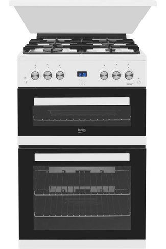 Beko EDG6L33W 60cm White Double Oven Gas Cooker