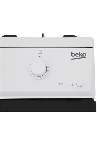 Beko ESG50W 50cm White Single Cavity Gas Cooker