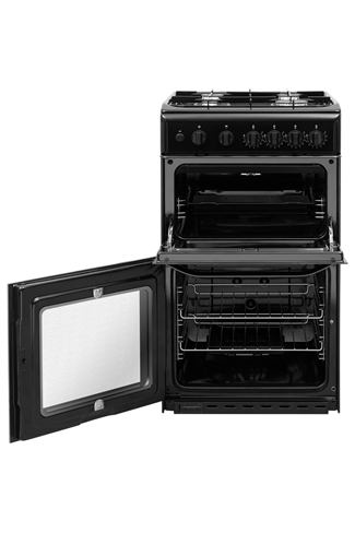 Hotpoint Cloe HD5G00KCB 50cm Black Twin Cavity Gas Cooker