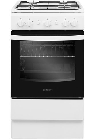 Indesit Cloe IS5G1KMW 50cm White Single Cavity Gas Cooker