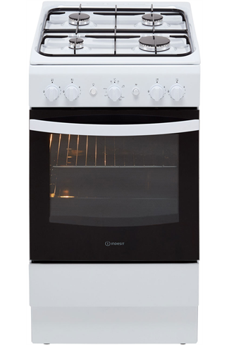 Indesit Cloe IS5G1KMW 50cm White Single Cavity Gas Cooker