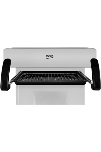 Beko KA52NES 50cm Silver Gas Cooker With High Level Grill