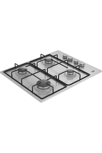 Beko CIHYG21SX 61cm Stainless Steel Built-In Gas Hob