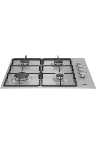 Beko CIHYG21SX 61cm Stainless Steel Built-In Gas Hob