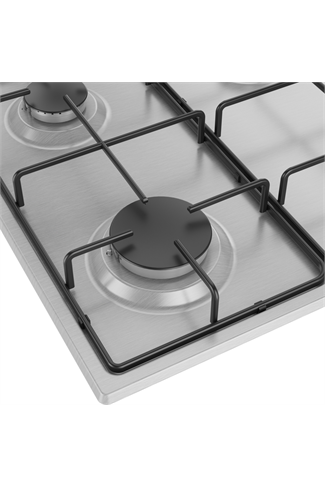 Beko CIHYG21SX 61cm Stainless Steel Built-In Gas Hob