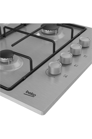 Beko CIHYG21SX 61cm Stainless Steel Built-In Gas Hob