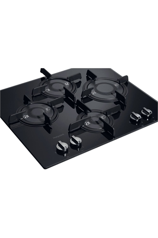 Hotpoint FTGHG641D/H BK 60cm Black Built-In Gas Hob