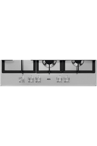 AEG HGB75500SM 74cm Stainless Steel Built-In Gas Hob 