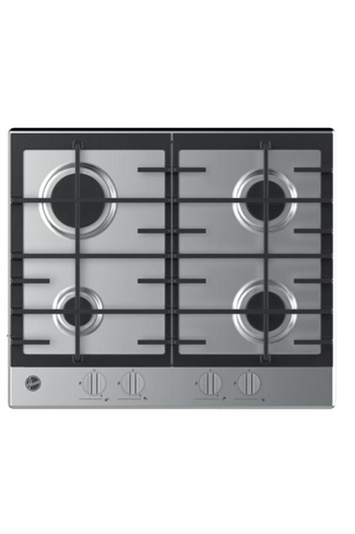 Hoover HHG6BRK3X 60cm Stainless Steel Built-In Gas Hob