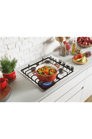 Hoover HHW6LK3X Stainless Steel 60cm Built-In Gas Hob