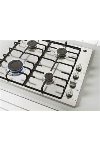 Hoover HHW6LK3X Stainless Steel 60cm Built-In Gas Hob