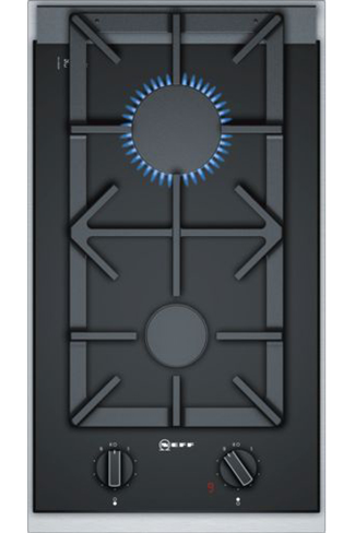 NEFF N90 N23TA29N0 31cm Black Built-In Gas Domino Hob