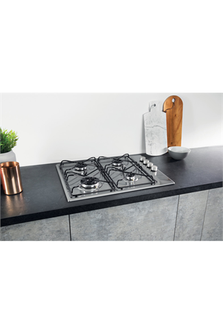 Hotpoint PAN642IXH 60cm Stainless Steel Built-In Gas Hob