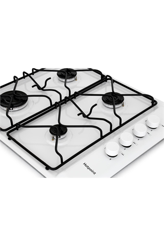 Hotpoint Newstyle PAS642HWH 58cm White Built-In Gas Hob