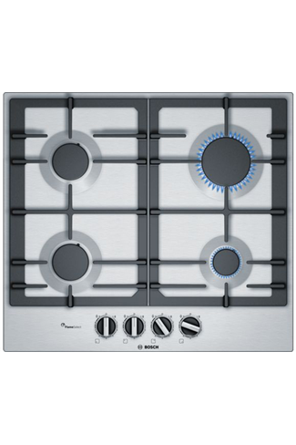 Bosch Serie 6 PCP6A5B90 60cm Stainless Steel Built-In Gas Hob