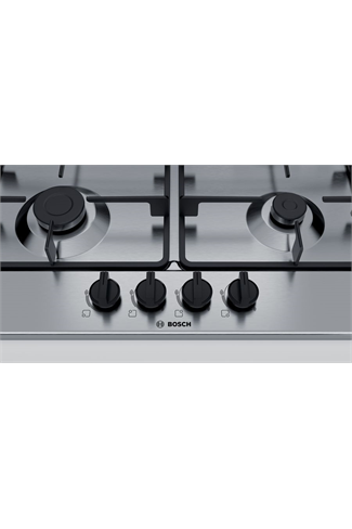 Bosch Serie 4 PGP6B5B60 60cm Stainless Steel Built-In Gas Hob