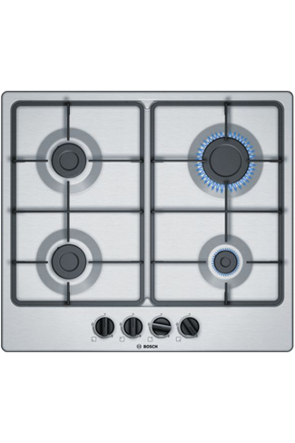 Bosch Serie 4 PGP6B5B60 60cm Stainless Steel Built-In Gas Hob