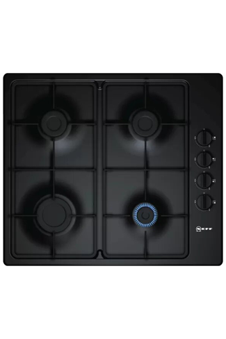 NEFF N30 T26BR46S0 58cm Black Built-In Gas Hob