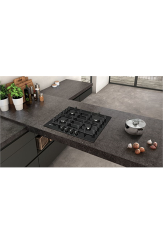 NEFF N70 T26CS49S0 59cm Black Built-In Gas Hob