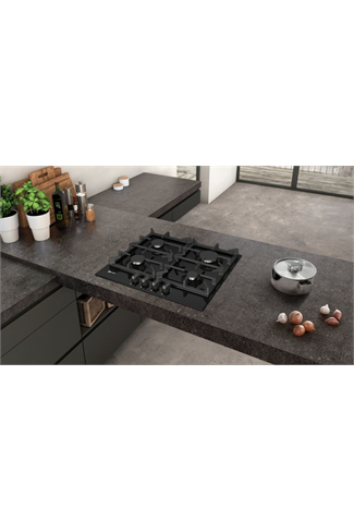 NEFF N70 T26DS49S0 58cm Black Built-In Gas Hob