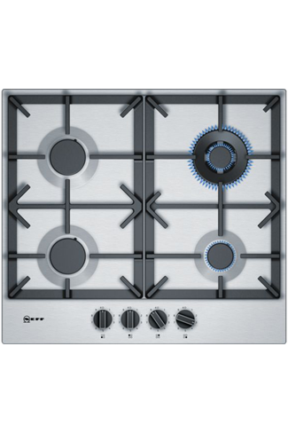 NEFF N70 T26DS59N0 58cm Stainless Steel Built-In Gas Hob