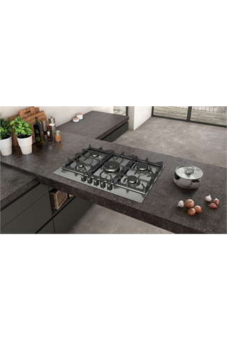 NEFF N70 T27DS59N0 75cm Stainless Steel Built-In Gas Hob