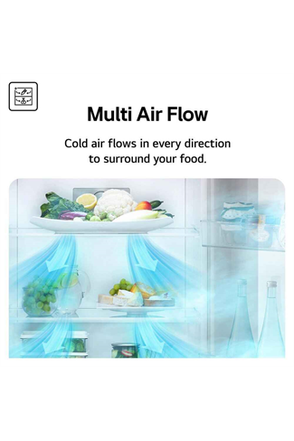 LG GMM42ABBEH 600L Black Frost Free American Style Fridge Freezer