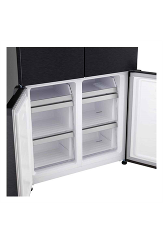 LG GMM42ABBEH 600L Black Frost Free American Style Fridge Freezer
