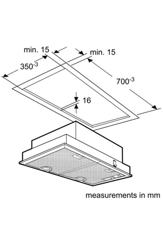 NEFF N30 D5855X1GB Silver 73cm Canopy Hood