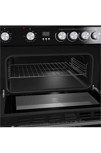 Hisense HDE3211BBUK Black 60cm Double Oven Electric Cooker with Ceramic Hob