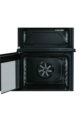 Hotpoint HDE6VDC2B1 60cm Black Double Oven Electric Cooker