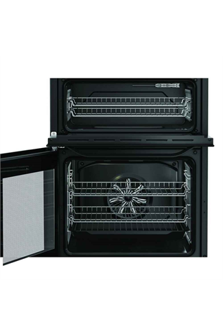 Hotpoint HDE6VDC2B1 60cm Black Double Oven Electric Cooker