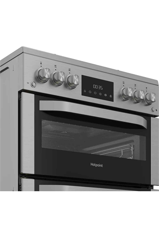 Hotpoint HDG6GDCX 60cm Gas Double Cooker Stainless Steel