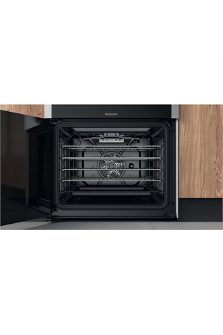 Hotpoint HDM67G8C2CX/UK 60cm Stainless Steel Double Oven Dual Fuel Cooker 