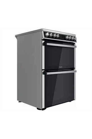 Hotpoint HDM67V8D2CX/UK Electric Double Cooker - Inox