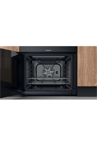 Hotpoint HDT67V9H2CB/UK 60cm Black Double Oven Electric Cooker