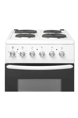 Haden HES051W 50cm Single Oven Electric Cooker Sealed Plate White
