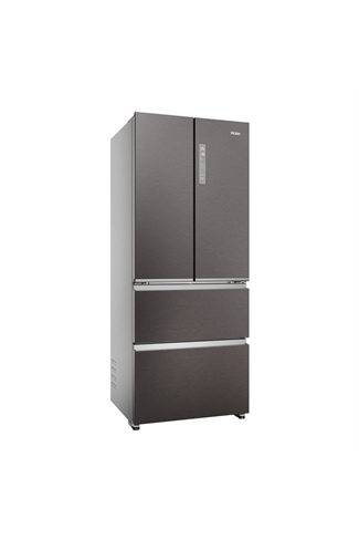 Haier HFR3718ENMD 402L Dark Inox Total No Frost Fridge Freezer