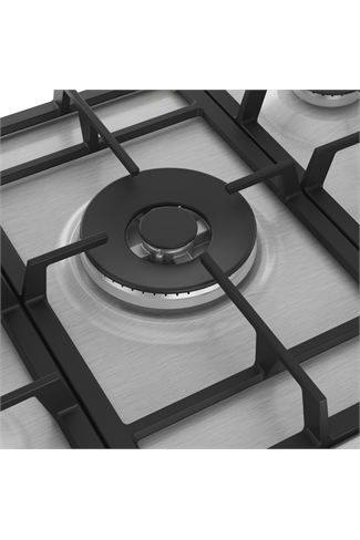 Beko HIAW75225SXE 75cm 5 Burner Gas Hob Wok Burner Stainless Steel