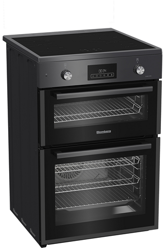 Blomberg HIRN651N 60cm Anthracite Double Oven Electric Cooker