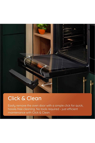 Hotpoint HO455HBUK Black 71L Built In Single Multifunction Oven