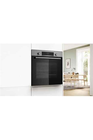 Bosch HQA534BW3B Stainless Steel Built-In Electric Single Oven