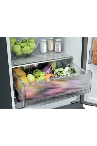 Haier HTR3518ENMTK 54.5cm Black 60/40 Frost Free Fridge Freezer