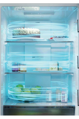 Haier HTR3518ENMTK 54.5cm Black 60/40 Frost Free Fridge Freezer