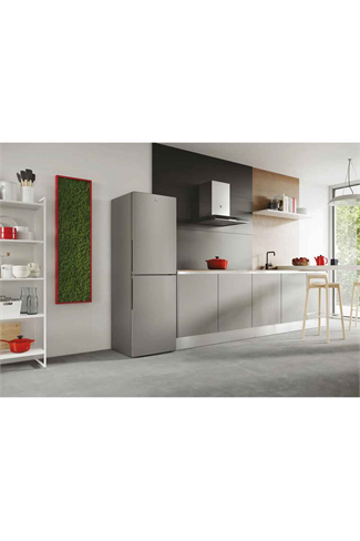 Hoover HVT3CLECKIHS-1 54.5cm Silver 50/50 Low Frost Fridge Freezer