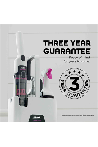 Shark HX100UKT StainForce Cordless Stain Spot Cleaner White
