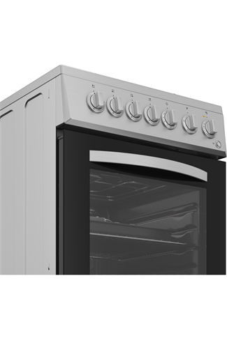 Indesit I5G3PMX 50cm Stainless Steel Duel Fuel Single Cooker 