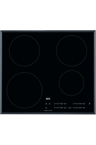 AEG IKB64401FB 60cm Induction Hob, 4 Cooking Sections, Hob2Hood, DirekTouch Controls, Frameless (Sl