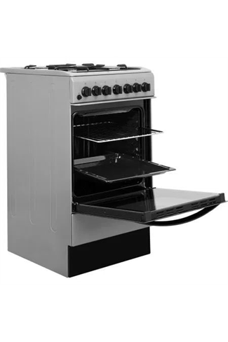 Indesit IS5G4PHSS 50cm Inox Single Oven Dual Fuel Cooker