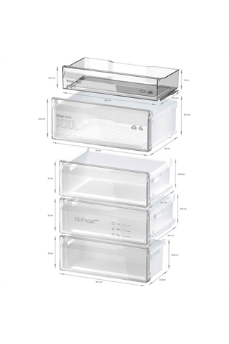 Bosch KGN492LDFG Stainless Steel 70/30 Frost Free Fridge Freezer